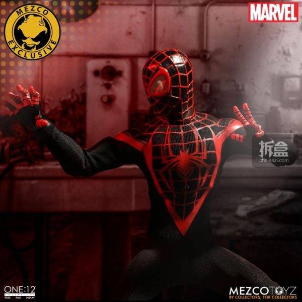 mezco【2017 sdcc限定】miles morales spider-man 迈尔斯蜘蛛侠