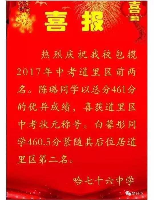 中考名校喜报第二波重磅来袭!看看您家孩子的学校成绩