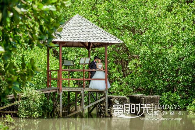 巴厘岛海外婚礼红树林婚纱照