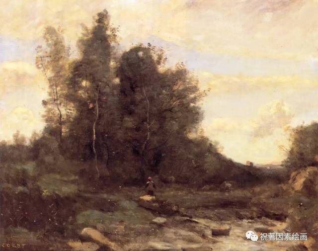 法国画家卡米耶·柯罗(camille corot)油画作品