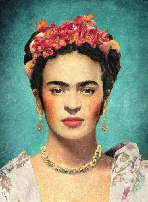 ·卡罗 弗里达·卡罗成为了 墨西哥最受欢迎的现代女画家 她的自画像