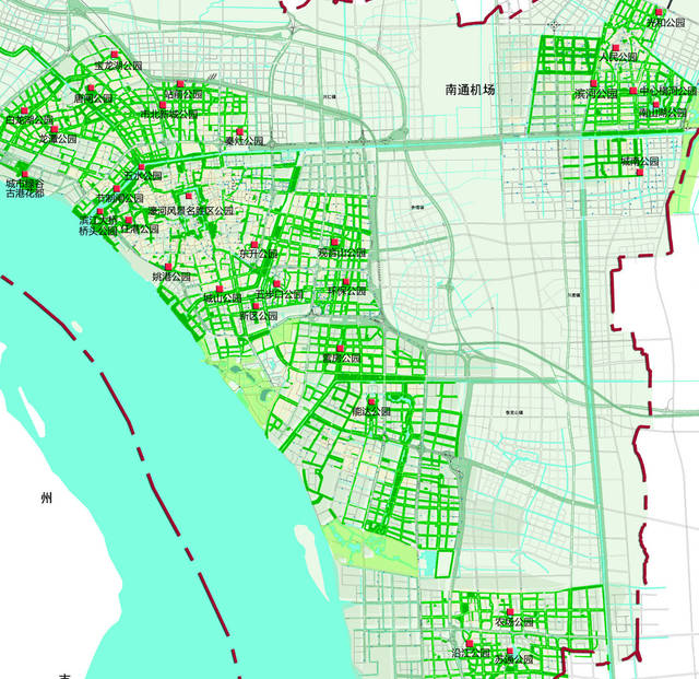 南通中心城区规划建设31个公园 看看位置在哪里!