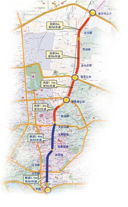 大沈阳南北二干线快速路8月全线通车,教你如何走才能畅通无阻!