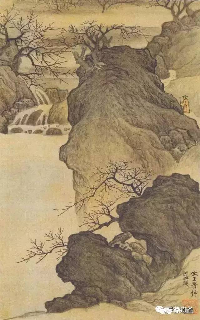 《中国绘画史》第六节中称蓝瑛"可谓浙派之后劲;俞剑华著《中国绘画