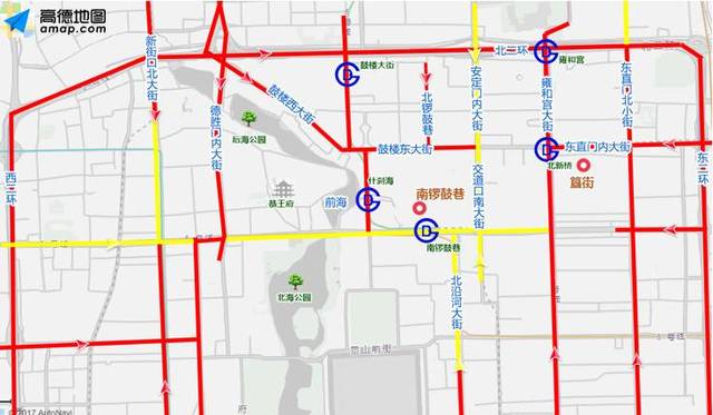 对以下道路采取交通管理措施: 一是自2017年7月31日起,西城区文津街