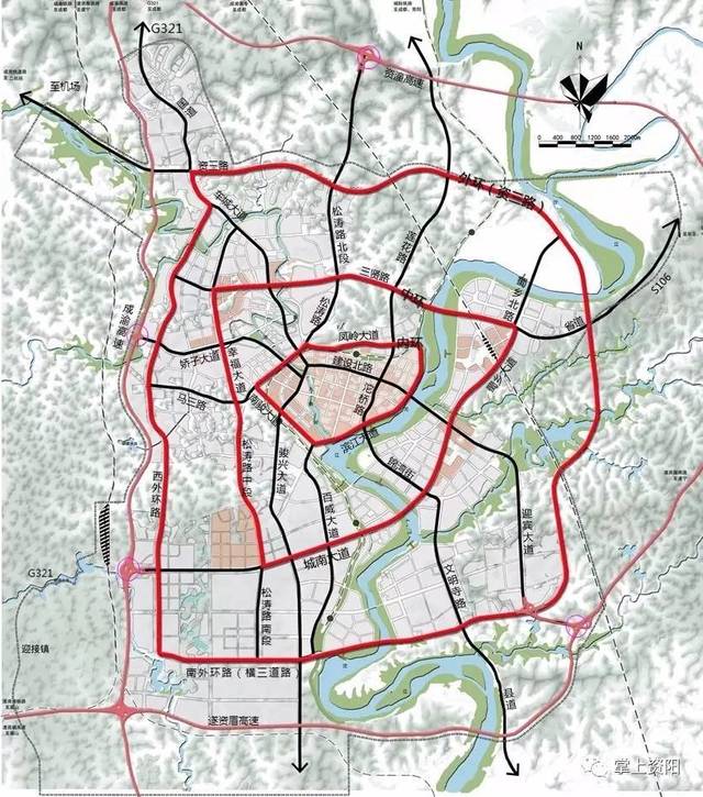 围观| 资阳"四环"道路规划