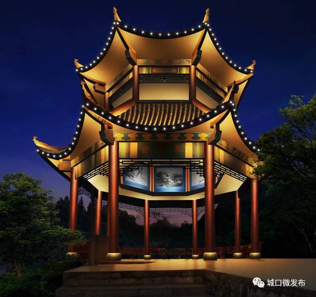 城口未来的夜景真的太美了!你能认出这些地方是哪儿吗?