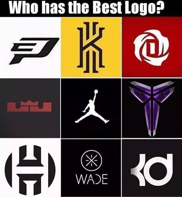 哪位球星的个人品牌logo是你的最爱?