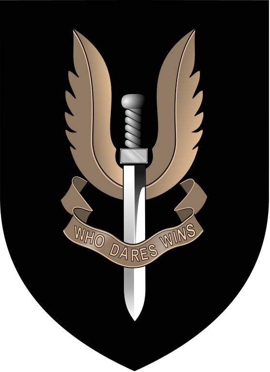 英国特种空降兵部队(special air service)标志