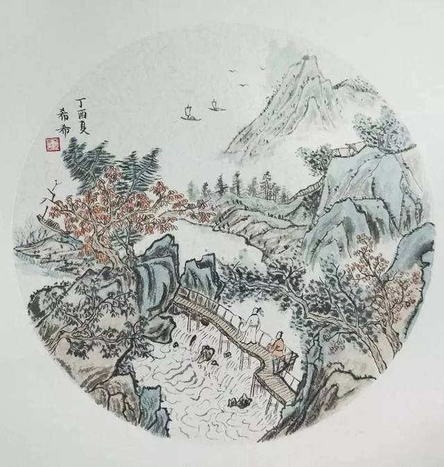 我的快乐童年是在乡村度过,群山环绕,小桥流水人家.