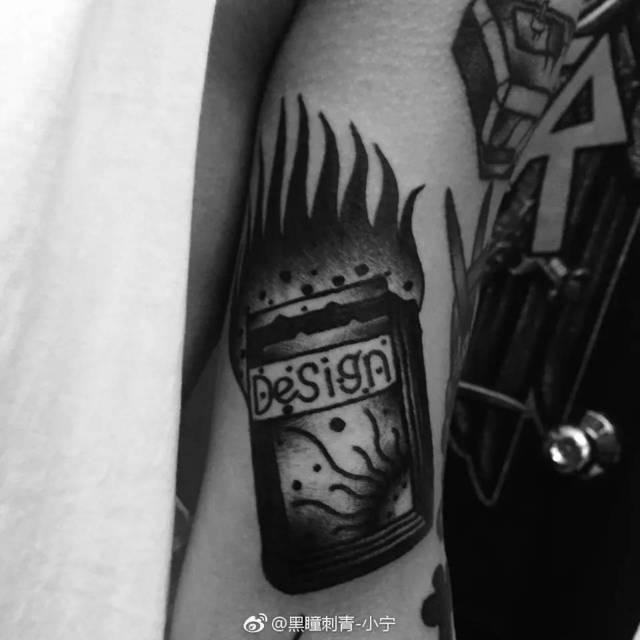 纹身师 | tattooer - 黑瞳刺青 - 小宁 - dark old school