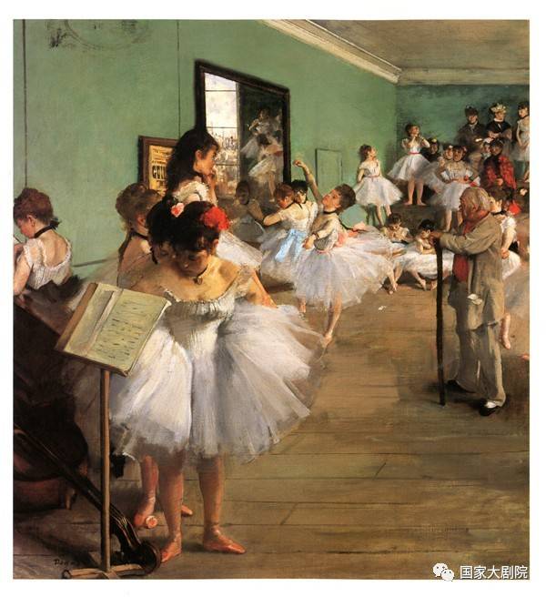 展品为复制品 舞蹈教室 年份:1873-1875年 材质:油画 尺寸:85