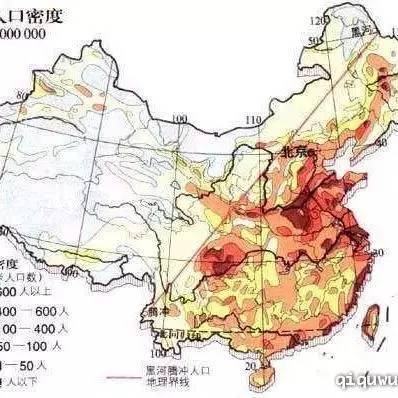 我国的人口分界线_中国人口分界线