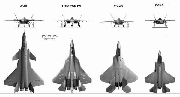 五代战斗机群 生相