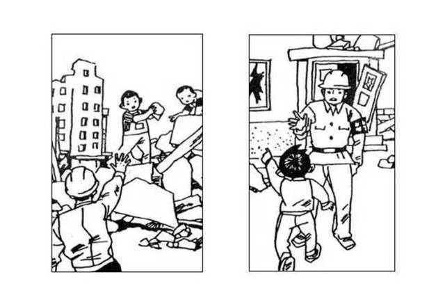 快和孩子一起看懂这些漫画,地震时他们稚嫩的生命就会