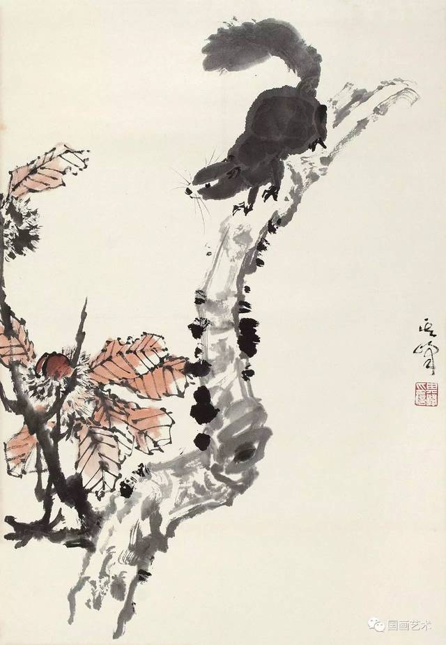 【国画】孙其峰画松鼠,灵动可爱!