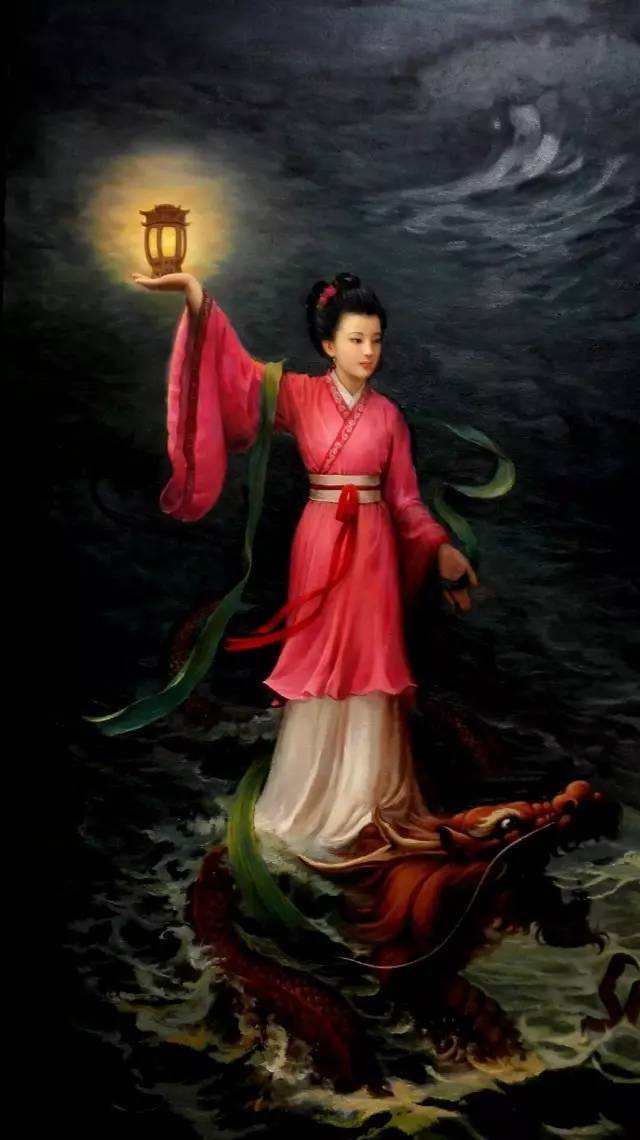 邀你共赏 海上女神妈祖主题油画作品