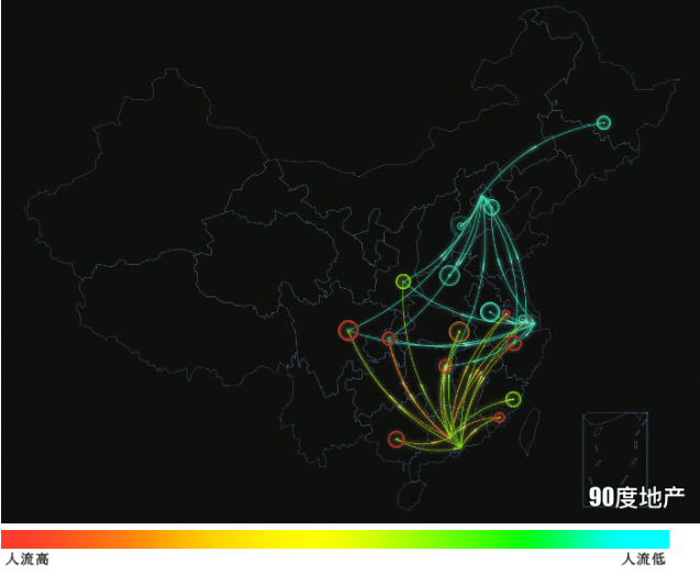 中国人口流动趋势图:逃离者究竟去了哪里?