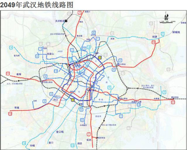 最新!武汉2016-2021年13条地铁通车时间表,路线图,可有到你家门口的?