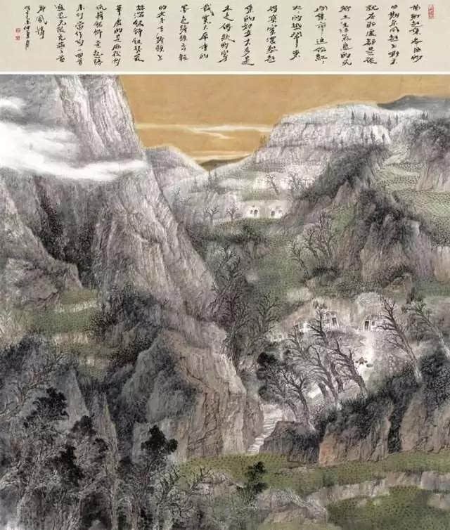 2015年【家山旷味】获重温经典第二届娄东太仓全国山水画展优秀奖 李