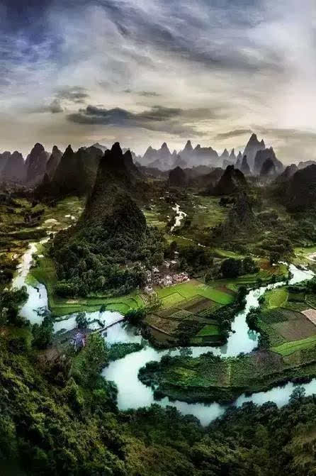 中国的美丽景色大好河山!