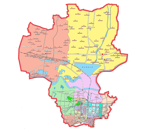 天桥区是济南市辖区之一,行政区划横跨黄河两岸,其在黄河南岸有13个图片