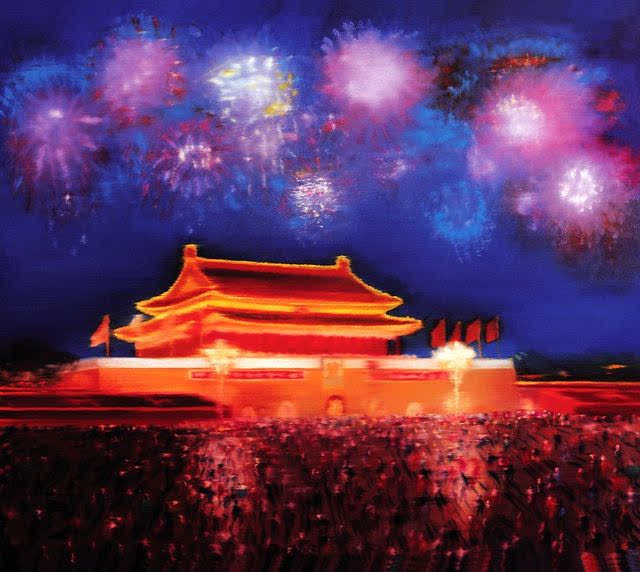 中国"红色"油画欣赏