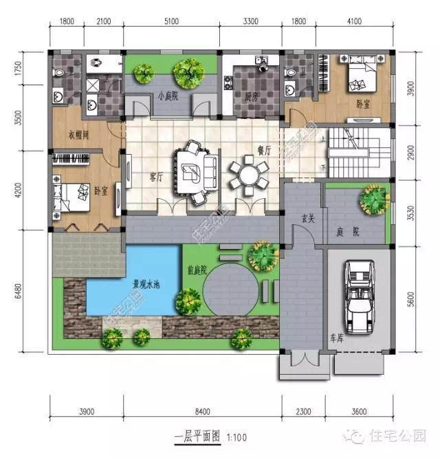 农村建房子 四合院还是徽派小院好 含平面图