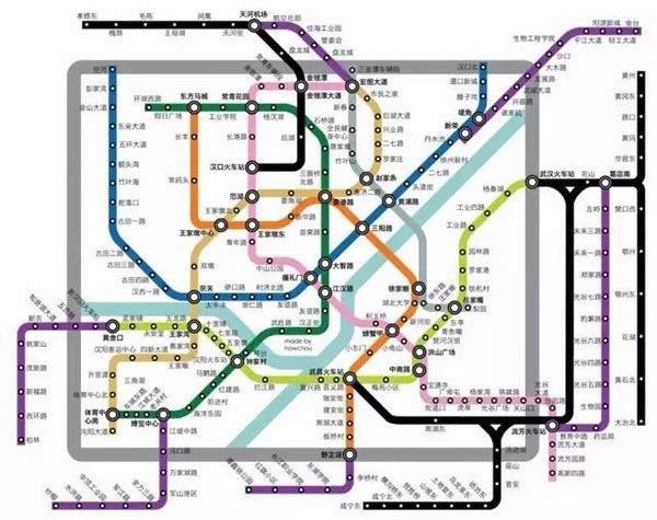 武汉的地铁要逆天了!