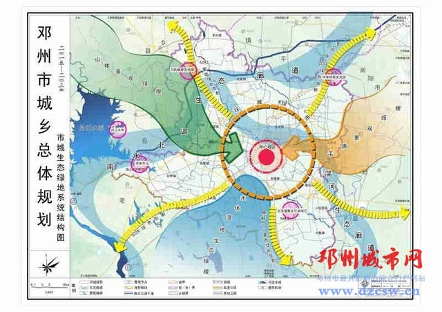 邓州市城乡总体规划(2015-2030年)公示文件图片