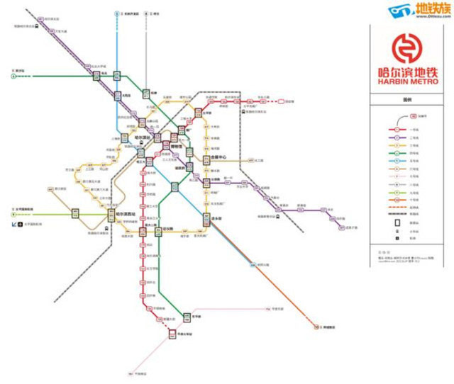 哈尔滨地铁整体规划
