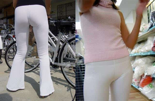 白色紧身裤是一般妹子,在夏季的必选单品,性感的版型,抢眼的颜色,无