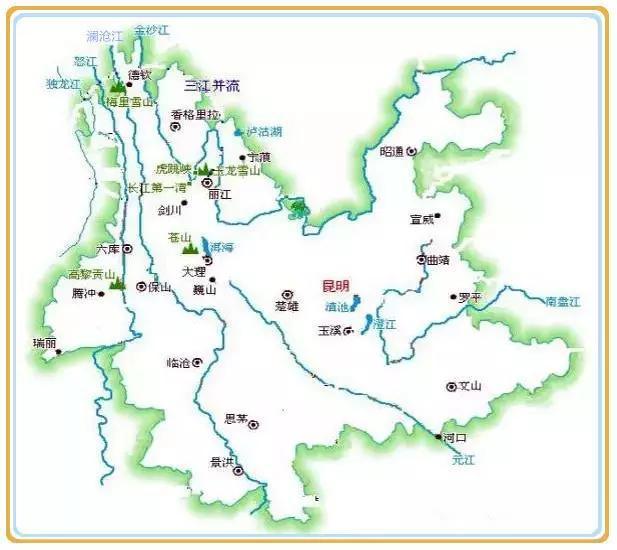 多年平均径流总量363亿平方米,是云南省6大水系中单位面积产水量最