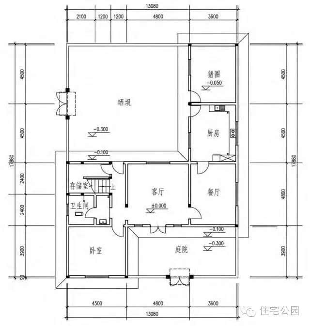 5套农村中式建房户型 30万搞定小二楼 收了回村盖