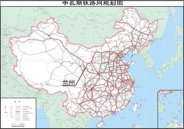 5年兰州建3条高铁:京兰高铁 兰广高铁 陆桥高铁