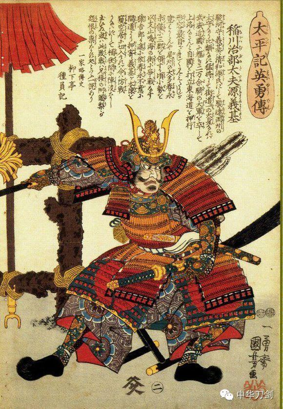 日本浮世绘中的日本武士