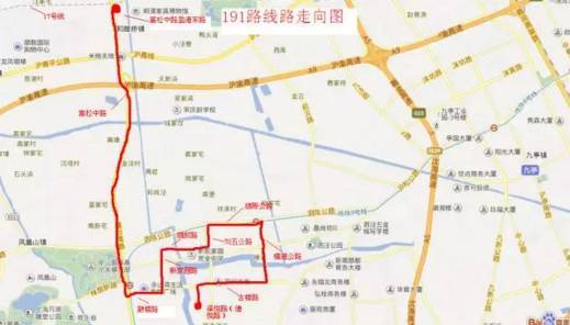 9月中旬起泗泾镇将新辟191路公交线路,来看看有没有经过你的家