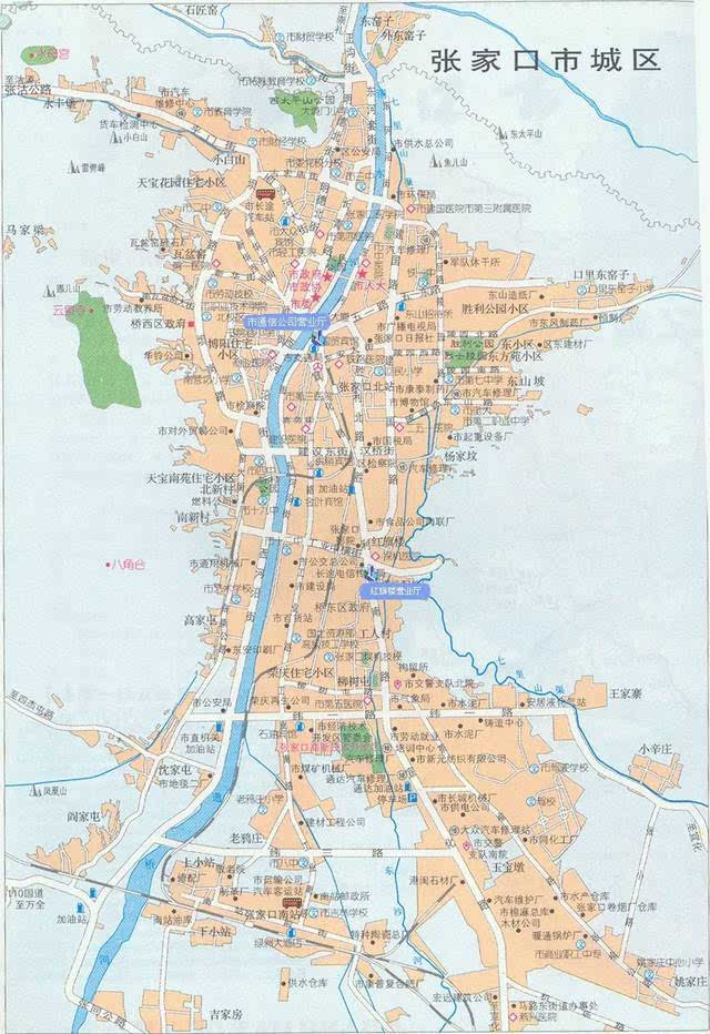 张家口市区图