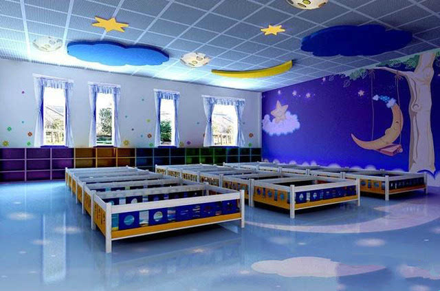 幼儿园卧室装修,给孩子一个安静舒适的休息环境