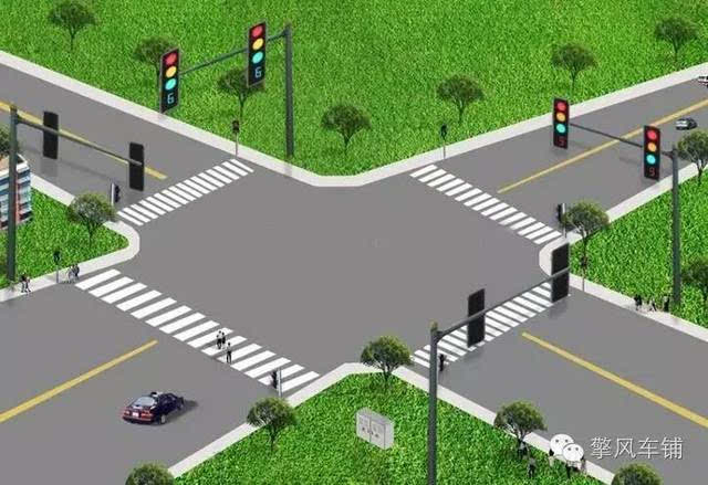 有红绿灯的十字路口怎样左转弯最安全?