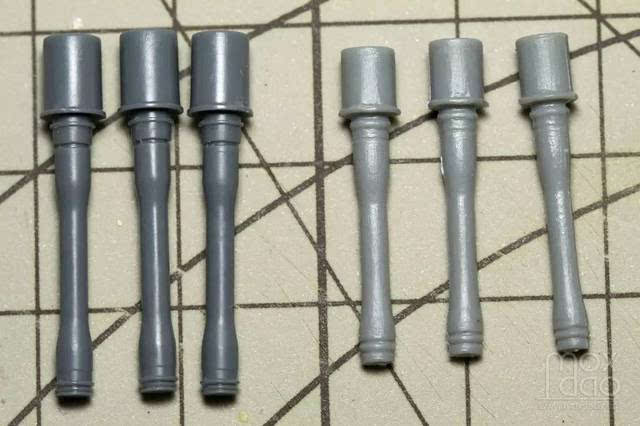 4mm铜线改造m39式小型卵形手榴弹 选用比例和细节更好的田宫m24式长柄