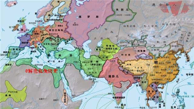 19世纪中期,通过逼迫清14世纪的俄罗斯,其前身是附属于金帐汗国的