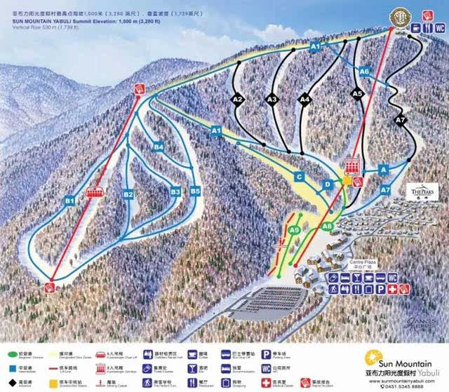 亚布力滑雪场图