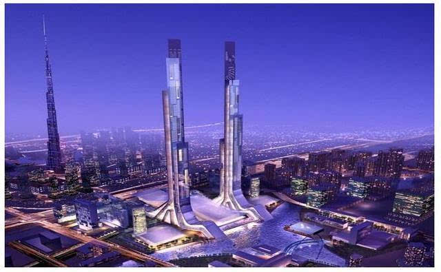 628米南宁市的天龙财富中心,这一拟建项目目前是南宁最高的超高层