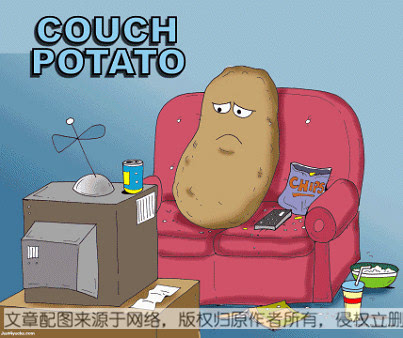 1.couch potato 一有时间就坐在沙发上看电视的人