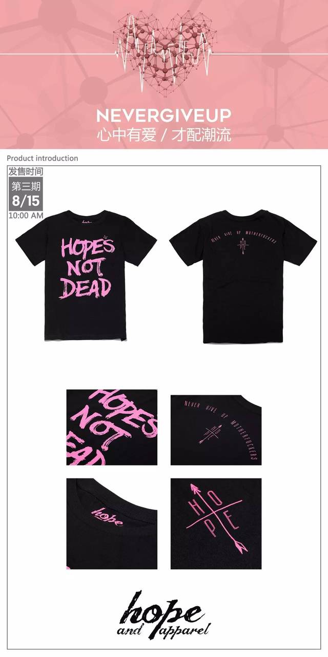 【nevergiveup】③【remedy】&【hope and apparel】