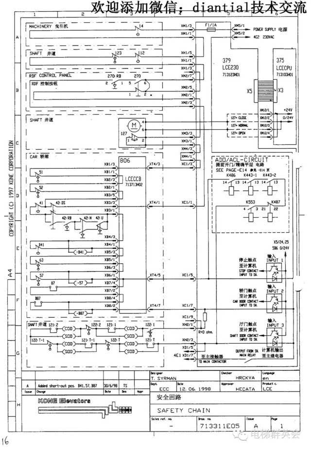 【技术篇】kone 通力3000 无机房图纸img