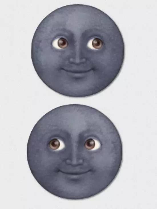 那么你有没有觉得苹果 emoji 表情中最魔性的"黑脸月亮"也迷之熟悉呢?