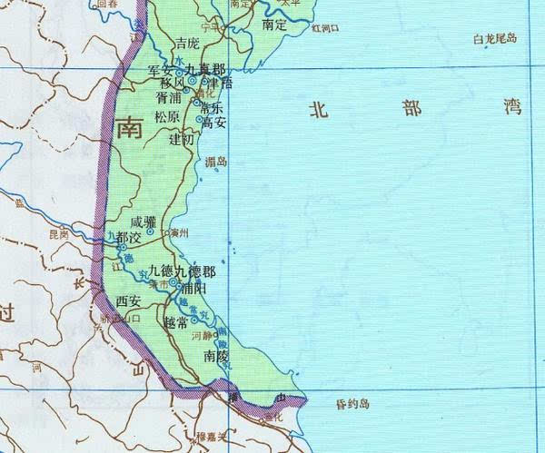 从地图上来看,大明曾经直接控制过越南-历史频道-手机搜狐