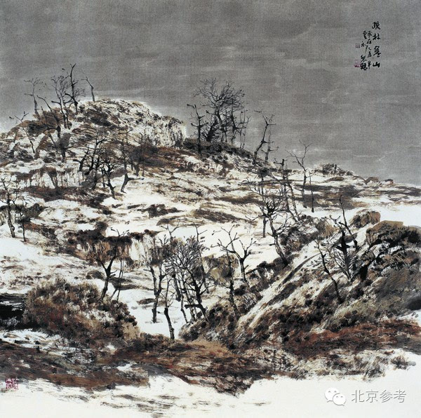 《岁月无声》 诠释太行风骨与精神 走进大山 白云乡山水画具有写实的